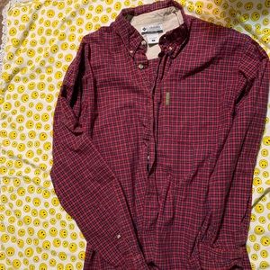 Men’s Columbia Plaid button up